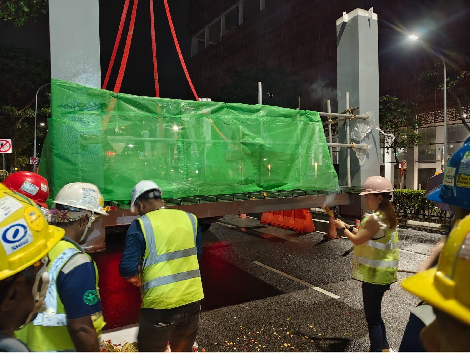 Structural works on site